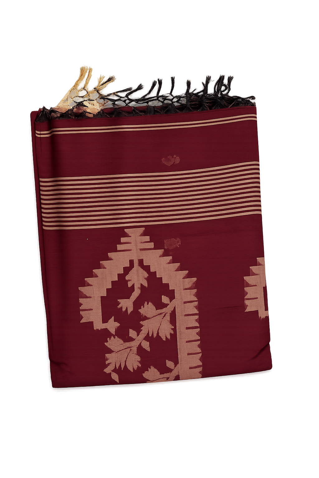Maroon Noor Mul Cotton