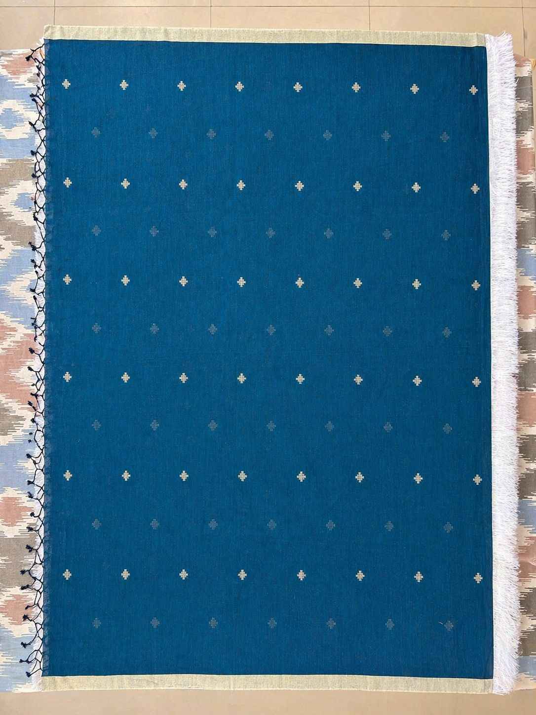 Teal Blue Mul Cotton