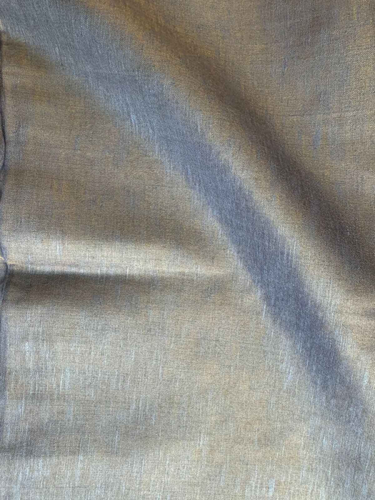 Blue Tissue Linen Saree