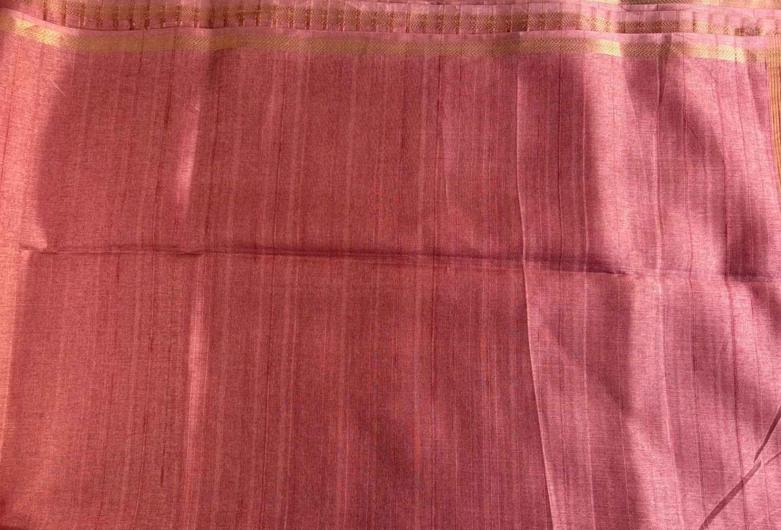 Rose Pink Semi Tussar