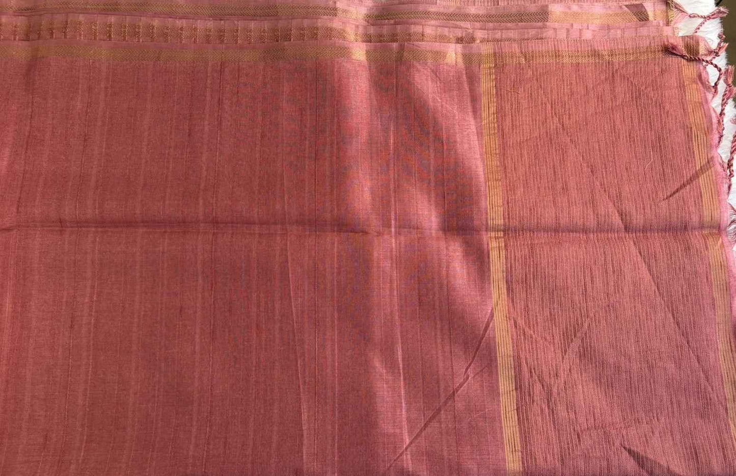 Rose Pink Semi Tussar