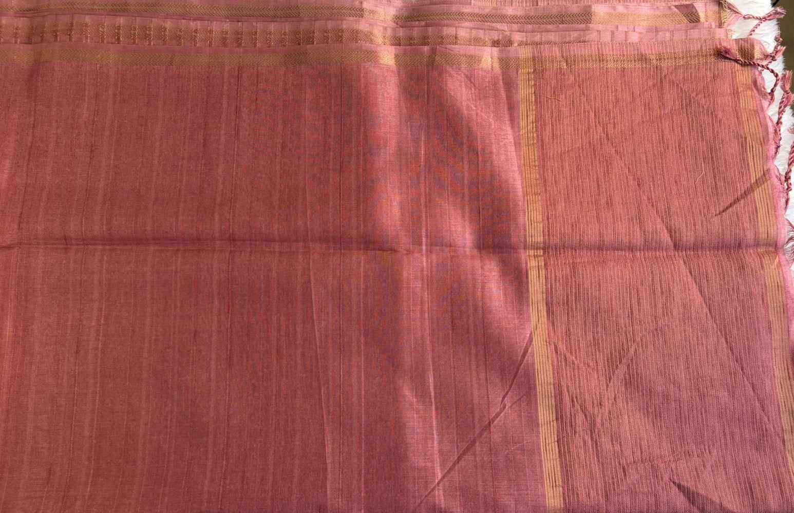 Rose Pink Semi Tussar