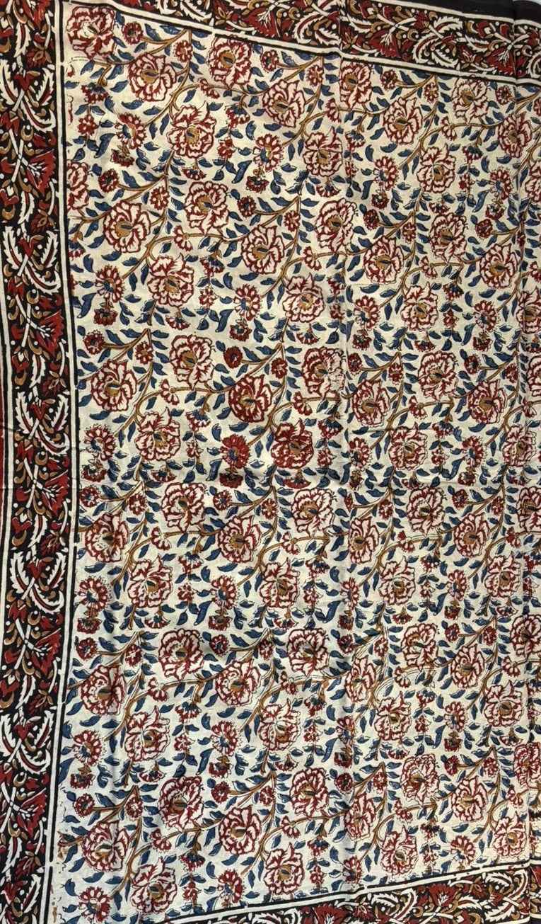 Mul cotton Kalamkari Saree