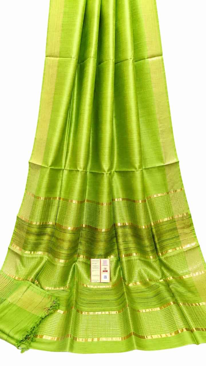 Green Kataan Silk Saree