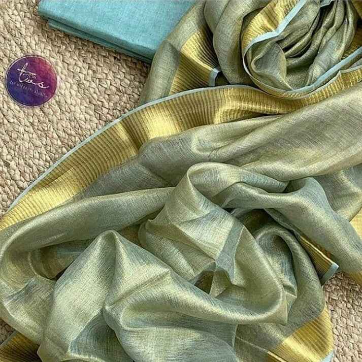 Olive Elegant Tissue Linen