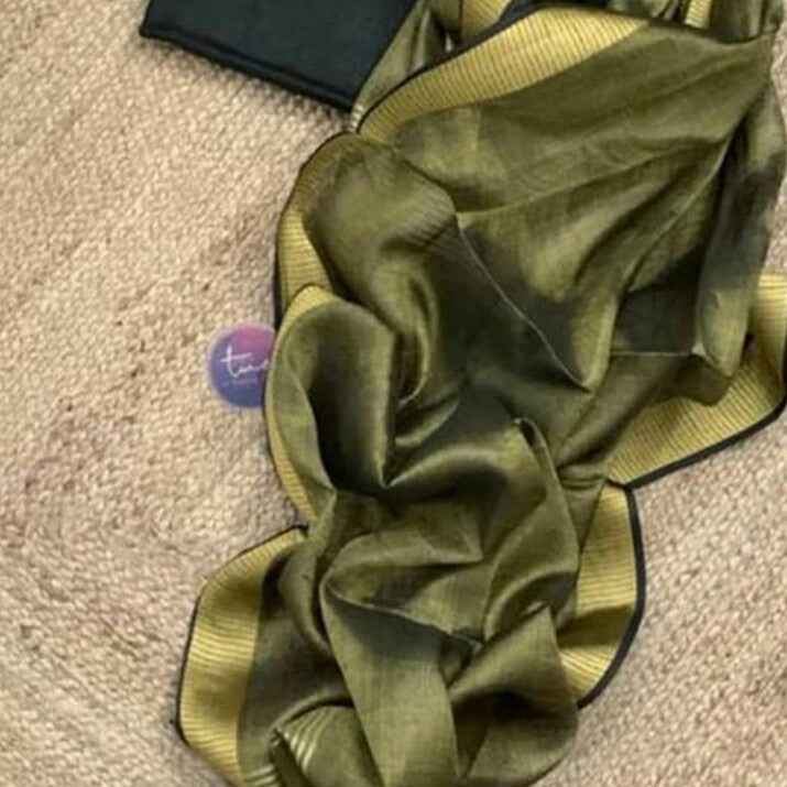 Black Elegant Tissue Linen