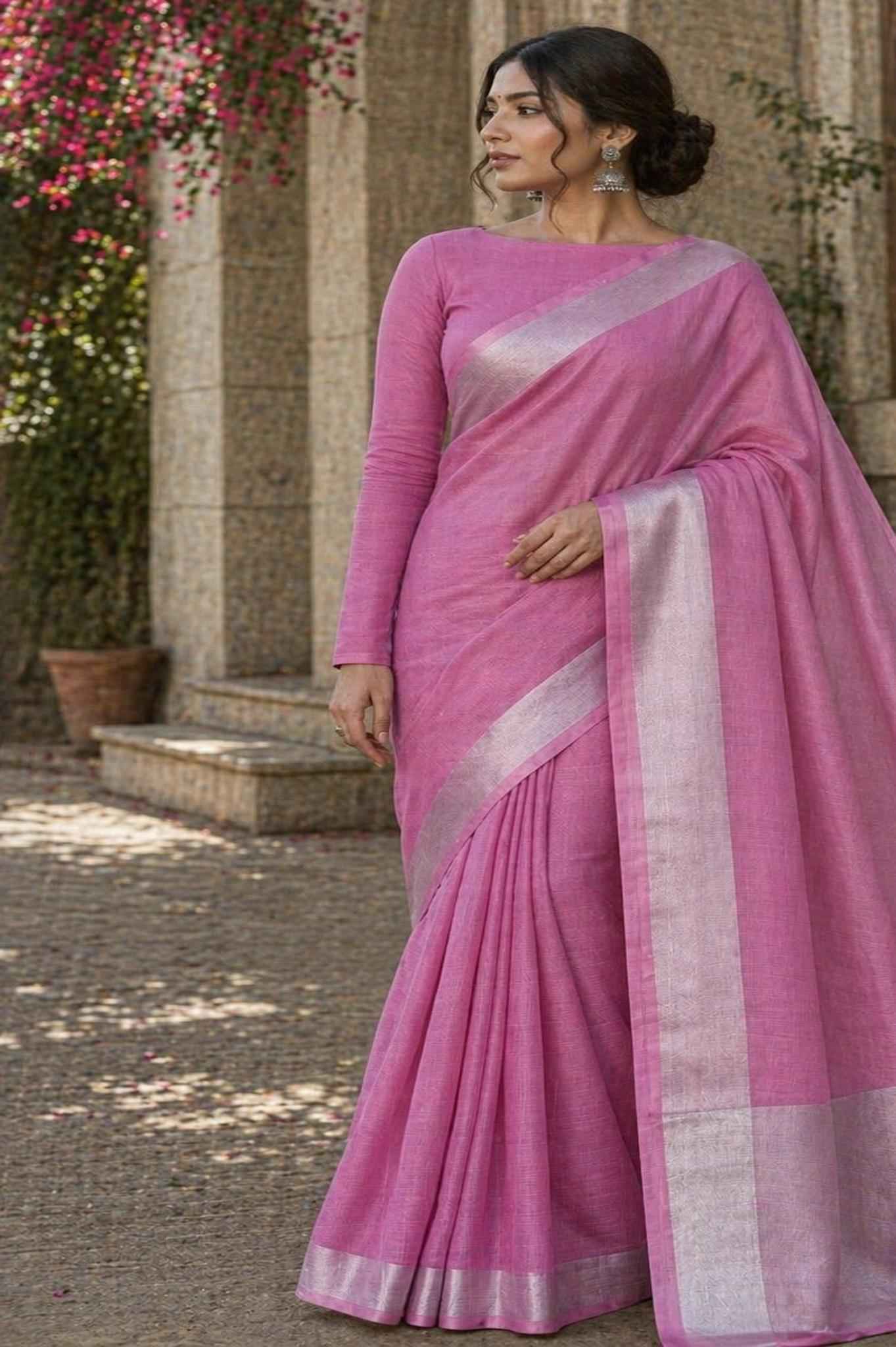 Pink Yarn Linen